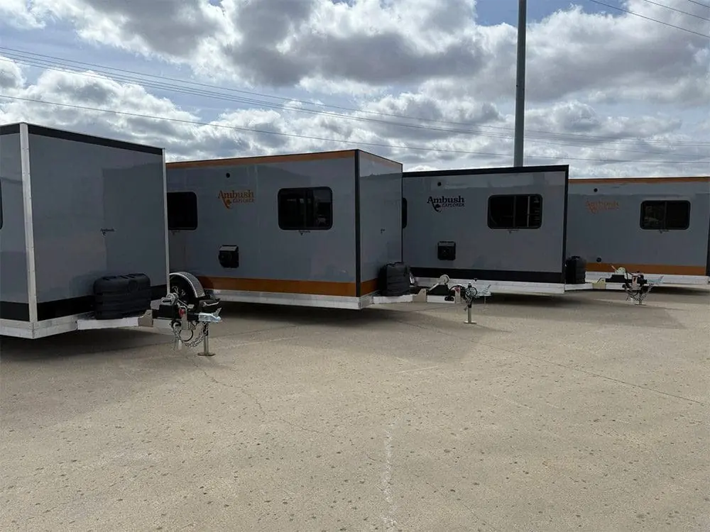 DL Trailers Explorer on lot Ambush explorer units