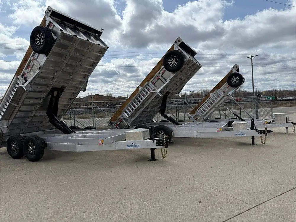 DL Trailers Nordtek dump trailers Nordtek dump trailers