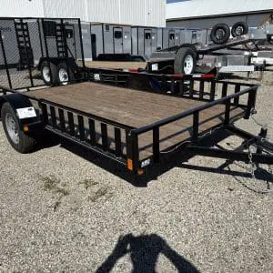ABU 82X12 SINGLE 3500 POUND AXLE UTILITY TRAILER 25062