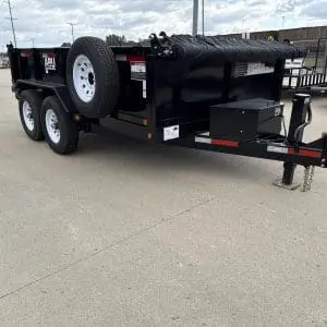2026 ABU 82X12 FOOT DUMP TRAILER 2-7000LB AXLES 25071
