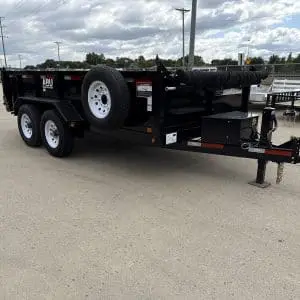 2026 ABU 82X14 FOOT DUMP TRAILER 2-7000LB AXLES 25068