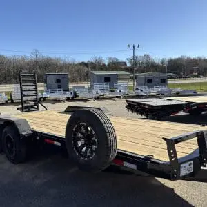 2026 RAWMAXX 20X83 ECX FLATBED WITH ALUM WHEELS, 2-7000LB AXLES 26075
