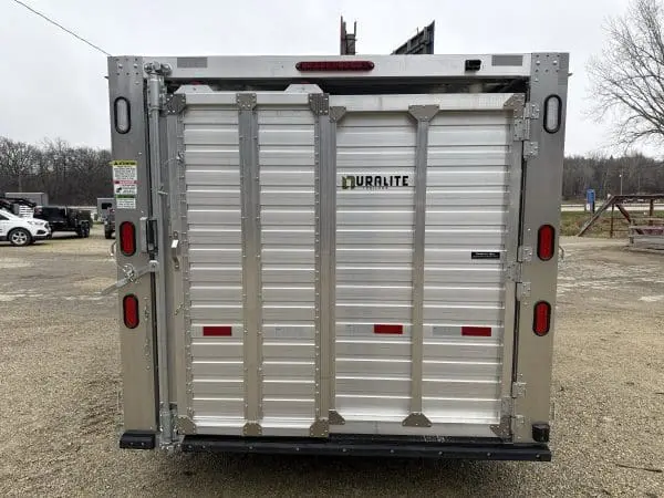 2026 DURALITE 30X90 TRAILDRIVE GOOSENECK STOCK TRAILER 3-7000LB AXLES 26082