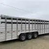 2026 DURALITE 30X90 TRAILDRIVE GOOSENECK STOCK TRAILER 3-7000LB AXLES 26082
