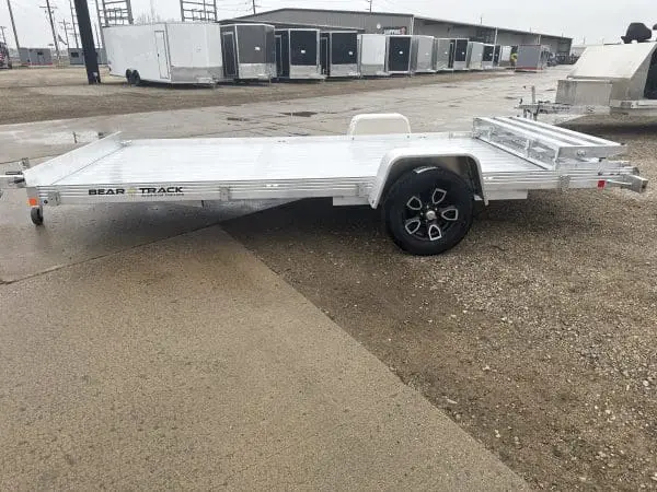 2026 BEARTRACK BTU80180F ALUMINUM DECK ALUMINUM WHEELS 4400LB AXLE BI-FOLD GATE 25088