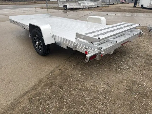 2026 BEARTRACK BTU80180F ALUMINUM DECK ALUMINUM WHEELS 4400LB AXLE BI-FOLD GATE 25083
