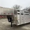 2026 DURALITE 30X90 TRAILDRIVE GOOSENECK STOCK TRAILER 3-7000LB AXLES 26082