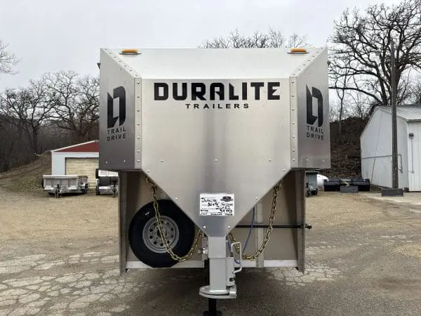 2026 DURALITE 30X90 TRAILDRIVE GOOSENECK STOCK TRAILER 3-7000LB AXLES 26082