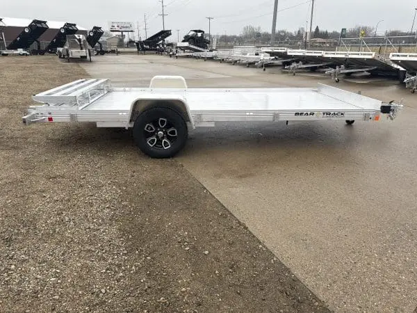 2026 BEARTRACK BTU80180F ALUMINUM DECK ALUMINUM WHEELS 4400LB AXLE BI-FOLD GATE 25083