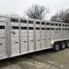 2026 DURALITE 30X90 TRAILDRIVE GOOSENECK STOCK TRAILER 3-7000LB AXLES 26082