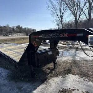 2026 RAWMAXX FDXD32GN24K 32X102 GOOSENECK WITH 2-12,000 POUND AXLES 26078