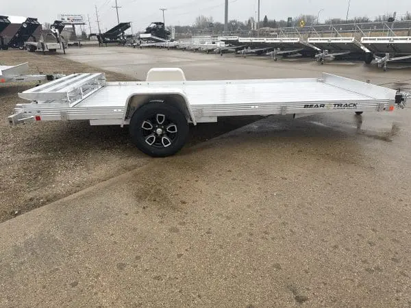2026 BEARTRACK BTU80180F ALUMINUM DECK ALUMINUM WHEELS 4400LB AXLE BI-FOLD GATE 25083