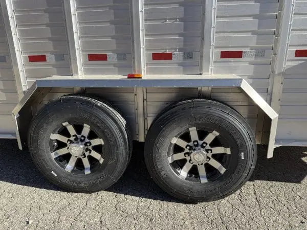 2026 DURALITE 15X80 BUMPER PULL STOCK TRAILER 2-5200LB AXLES 26081