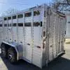 2026 DURALITE 15X80 BUMPER PULL STOCK TRAILER 2-5200LB AXLES 26081