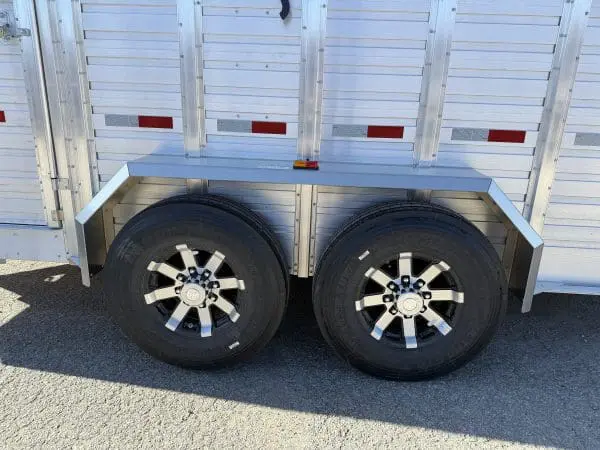 2026 DURALITE 15X80 BUMPER PULL STOCK TRAILER 2-5200LB AXLES 26081