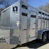 2026 DURALITE 15X80 BUMPER PULL STOCK TRAILER 2-5200LB AXLES 26081