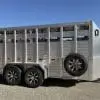 2026 DURALITE 15X80 BUMPER PULL STOCK TRAILER 2-5200LB AXLES 26081