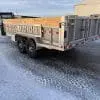 2026 NORDTEK 82X16 FOOT DUMP TRAILER WITH 2-7000LB AXLES, ALUM WHEELS, HYDRAULIC JACK 25095