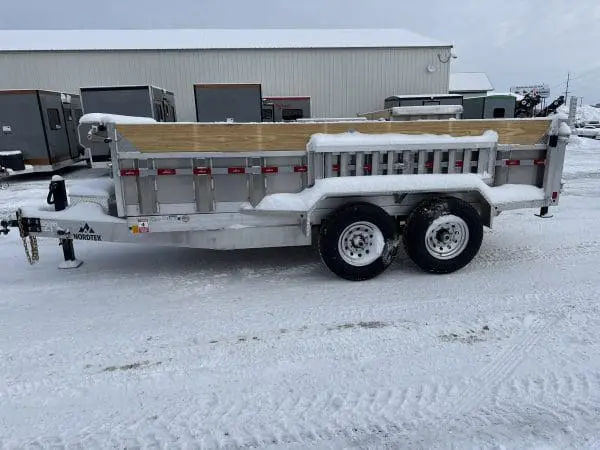 2026 NORDTEK 82X14 FOOT DUMP TRAILER WITH 2-7000LB AXLES, STEEL WHEELS 25096