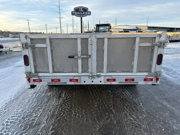 2026 NORDTEK 82X16 FOOT DUMP TRAILER WITH 2-7000LB AXLES, ALUM WHEELS, HYDRAULIC JACK 25095