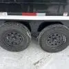 2026 RAWMAXX SDX 60"X10' BUMPER PULL DUMP TRAILER 2-3500 LB AXLES JET BLACK 26090