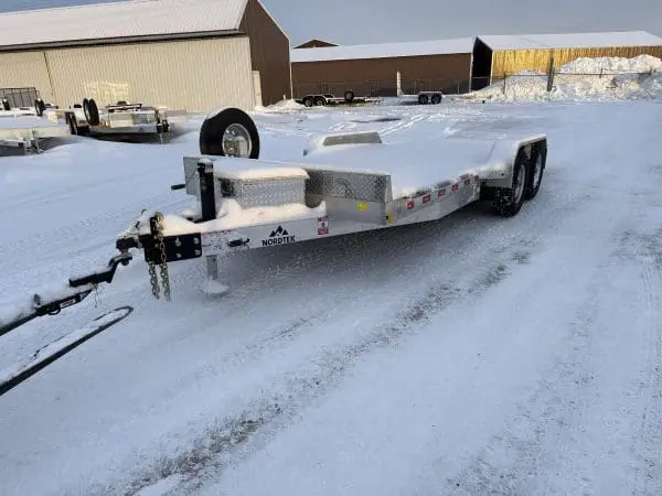 2026 NORDTEK 82X18 FOOT HYDRAULIC TILT BED 2-5200LB AXLES STEEL WHEELS 25092