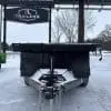 2026 RAWMAXX SDX 60"X10' BUMPER PULL DUMP TRAILER 2-3500 LB AXLES JET BLACK 26090