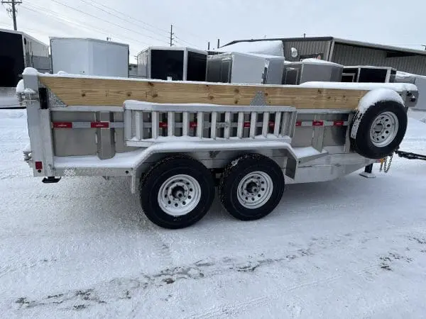 2026 NORDTEK 82X14 FOOT DUMP TRAILER WITH 2-7000LB AXLES, STEEL WHEELS 25096