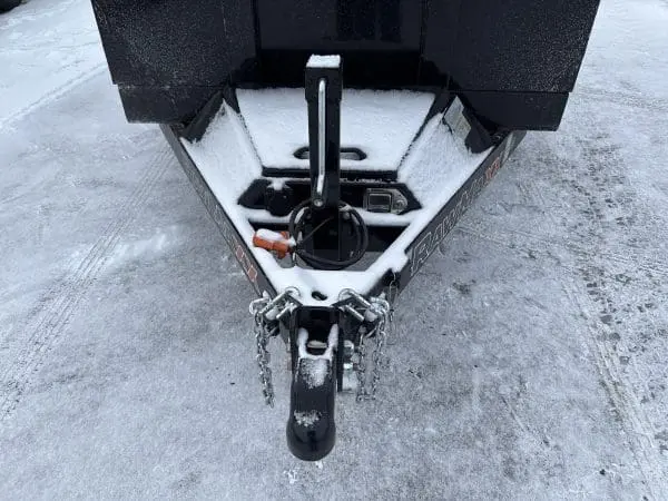 2026 RAWMAXX SDX 60"X10' BUMPER PULL DUMP TRAILER 2-3500 LB AXLES JET BLACK 26090