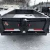 2026 RAWMAXX SDX 60"X10' BUMPER PULL DUMP TRAILER 2-3500 LB AXLES JET BLACK 26090