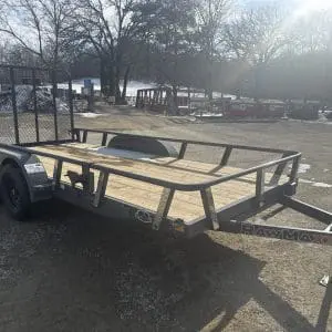 2026 RAWMAXX 16X83 UTX FLATBED UTILITY TRAILER 2-5200LB AXLES 26084