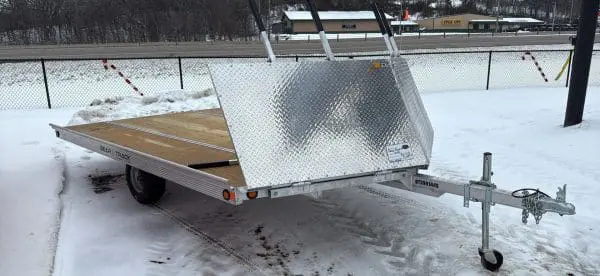 2026 BEARTRACK BTS99144S SNOWMOBILE TRAILER WITH SALT SHEILD DRIVE OFF RAMP RO1113