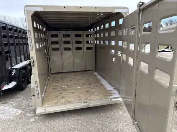 2026 EAGLE X 16'X6'8" LIVESTOCK TRAILER WITH 2-3500LB AXLES RO0767