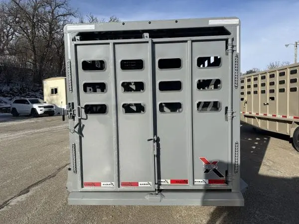 2026 EAGLE X 24'X6'8" LIVESTOCK TRAILER WITH 2-7000LB AXLES RO0835