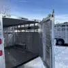 2026 DURALITE 25'X90" TRAIL DRIVE GOOSENECK STOCK TRAILER 2-7000LB AXLES RO2766
