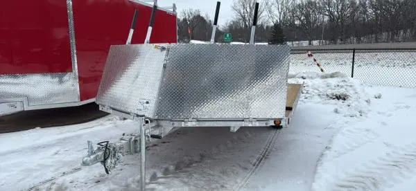 2026 BEARTRACK BTS99144S SNOWMOBILE TRAILER WITH SALT SHEILD DRIVE OFF RAMP RO1113