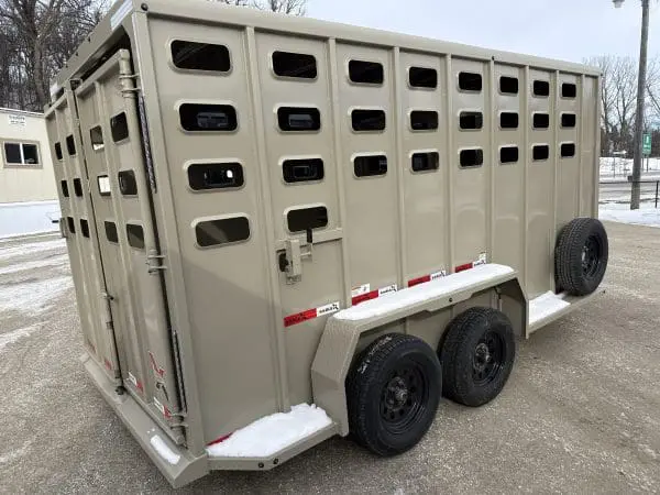 2026 EAGLE X 16'X6'8" LIVESTOCK TRAILER WITH 2-3500LB AXLES RO0767