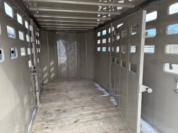 2026 EAGLE X 16'X6'8" LIVESTOCK TRAILER WITH 2-3500LB AXLES RO0767