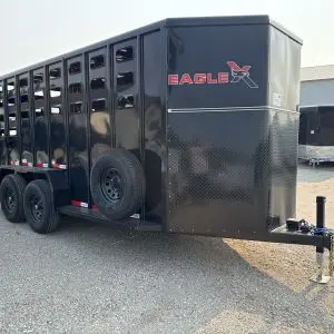 2026 EAGLE X 16'X6'8" LIVESTOCK TRAILER WITH 2-5200LB AXLES DL0545