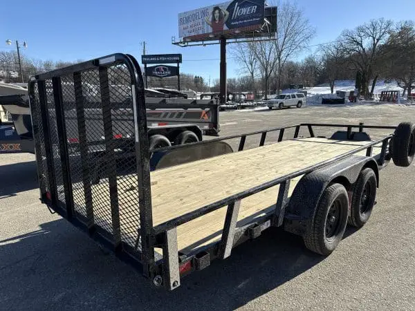 2026 RAWMAXX 18X83 UTX TANDEM AXLE UTILITY TRAILER 2-3500LB AXLES RO0896