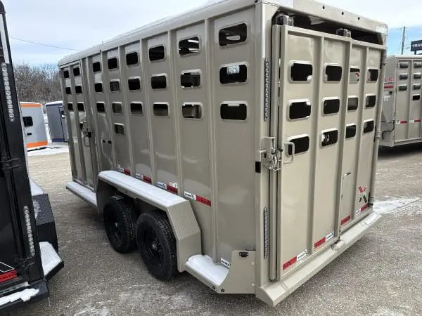 2026 EAGLE X 16'X6'8" LIVESTOCK TRAILER WITH 2-3500LB AXLES RO0767