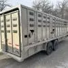 2026 EAGLE X 24'X7' LIVESTOCK TRAILER WITH 2-8000LB AXLES RO0867