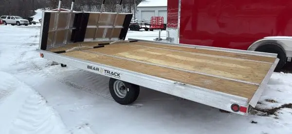 2026 BEARTRACK BTS99144S SNOWMOBILE TRAILER WITH SALT SHEILD DRIVE OFF RAMP RO1113