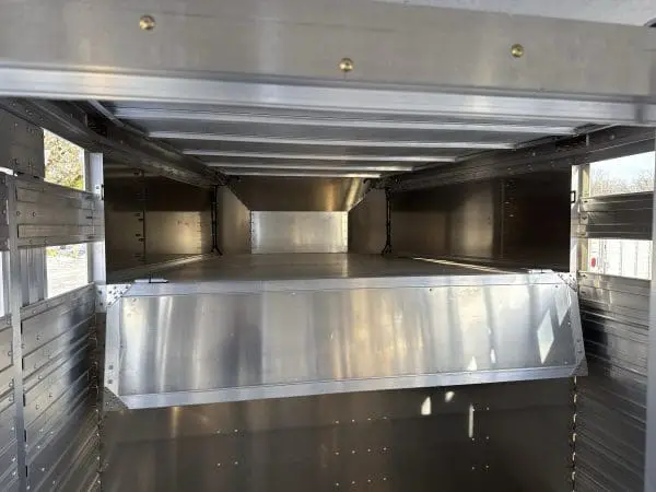 2026 DURALITE 25'X90" TRAIL DRIVE GOOSENECK STOCK TRAILER 2-7000LB AXLES RO2766