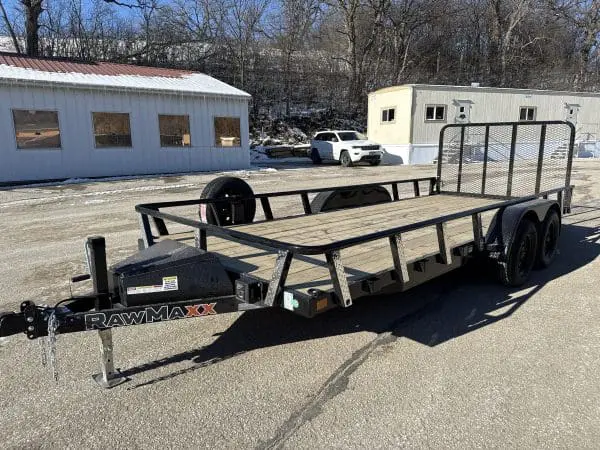 2026 RAWMAXX 18X83 UTX TANDEM AXLE UTILITY TRAILER 2-3500LB AXLES RO0896