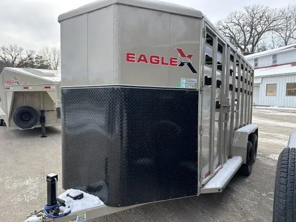 2026 EAGLE X 16'X6'8" LIVESTOCK TRAILER WITH 2-3500LB AXLES RO0767