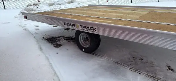 2026 BEARTRACK BTS99144S SNOWMOBILE TRAILER WITH SALT SHEILD DRIVE OFF RAMP RO1113