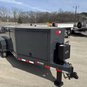 2026 BOSS FT990 FUEL TRAILER WITH 2-7000LB AXLES ALUMINUM WHEELS BIGFOOT JACK RO3229