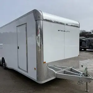 2026 STEALTH 8.5X24 SUPREME CAR HAULER WITH 2-5200LB SPREAD AXLES ALUM WHEELS RO5575