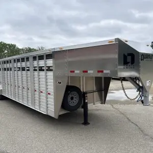2026 DURALITE 35X90 TRAILDRIVE GOOSENECK STOCK TRAILER 3-7000LB AXLES RO2822